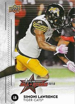 2018 Upper Deck CFLPA All-Stars #AS-13 Simoni Lawrence Front