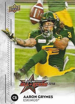 2018 Upper Deck CFLPA All-Stars #AS-22 Aaron Grymes Front