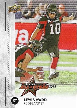 2018 Upper Deck CFLPA All-Stars #AS-28 Lewis Ward Front