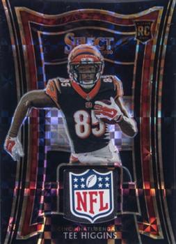 2020 Panini Select - Rookie Swatches Black Prizm #RS-THI Tee Higgins Front