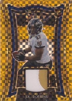 2020 Panini Select - Rookie Swatches Gold Prizm #RS-JKD J.K. Dobbins Front