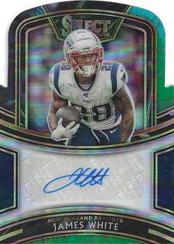 2020 Panini Select - Signatures Tie-Dye Prizm Die Cut #SI-JWH James White Front