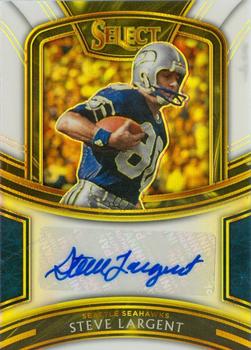 2020 Panini Select - Signatures White Prizm #SI-SLA Steve Largent Front