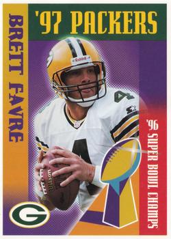 1997 Green Bay Packers Police - Kewaunee County Sheriff's Department #4 Brett Favre Front