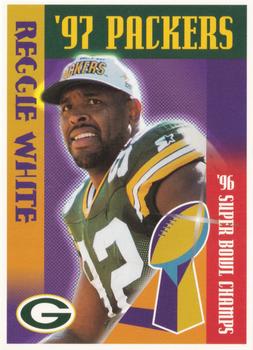 1997 Green Bay Packers Police - Kewaunee County Sheriff's Department #5 Reggie White Front