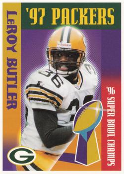 1997 Green Bay Packers Police - Kewaunee County Sheriff's Department #6 LeRoy Butler Front