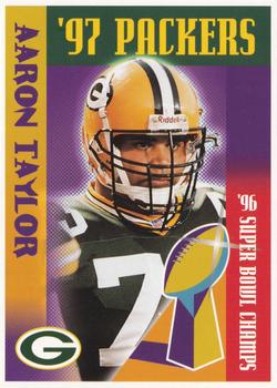 1997 Green Bay Packers Police - Kewaunee County Sheriff's Department #8 Aaron Taylor Front