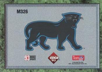 1993 Collector's Edge - Expansion Teams #M326 Carolina Panthers Back