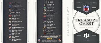 2020 Panini National Treasures - Treasure Chest Prime #TC-SBQB 24 Super Bowl QB'S Jersey Cut Card Multi-Team Back