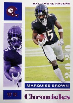 2020 Panini Chronicles - Pink #9 Marquise Brown Front
