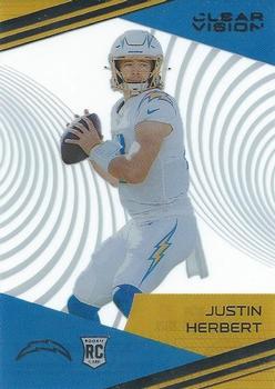 2020 Panini Chronicles - Clear Vision Rookies #CV-3 Justin Herbert Front