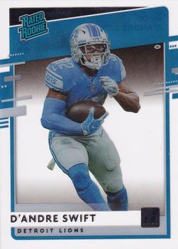 2020 Panini Chronicles - Clearly Donruss Rated Rookies #RR-DS D'Andre Swift Front