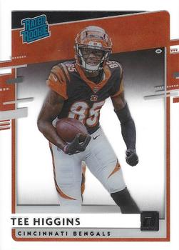 2020 Panini Chronicles - Clearly Donruss Rated Rookies #RR-TH Tee Higgins Front