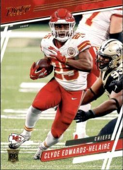 2020 Panini Chronicles - Prestige Rookies Update #318 Clyde Edwards-Helaire Front