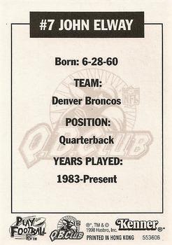 1998 Kenner Starting Lineup Cards Classic Doubles Special Edition QB Club #553606 John Elway Back
