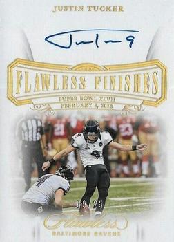 2020 Panini Flawless - Flawless Finishes #FF-JTU Justin Tucker Front