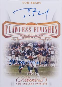 2020 Panini Flawless - Flawless Finishes #FF-TBR Tom Brady Front