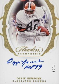 2020 Panini Flawless - Flawless Penmanship #FP-OZN Ozzie Newsome Front