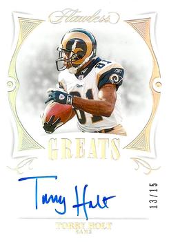 2020 Panini Flawless - Greats Silver #GR-TOH Torry Holt Front
