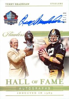 2020 Panini Flawless - Hall of Fame Autographs #HFA-TBR Terry Bradshaw Front