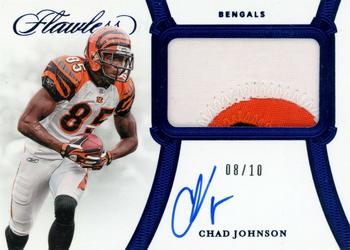 2020 Panini Flawless - Patch Autographs Sapphire #PA-CJO Chad Johnson Front