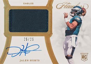 2020 Panini Flawless - Rookie Patch Autographs #RPA-JHU Jalen Hurts Front