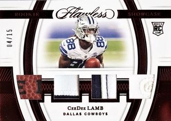 2020 Panini Flawless - Rookie Showcase Ruby #RS5 CeeDee Lamb Front