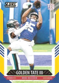 2021 Score - Gold #66 Golden Tate III Front