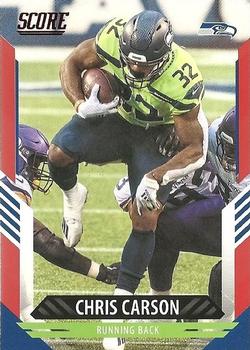 2021 Score - Red #269 Chris Carson Front