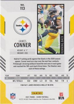 2021 Score - Dots Red #113 James Conner Back