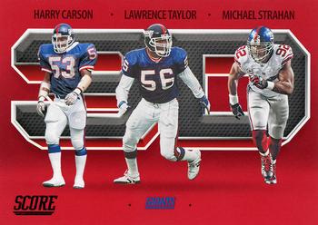 2021 Score - 3D Red #3D12 Harry Carson / Lawrence Taylor / Michael Strahan Front