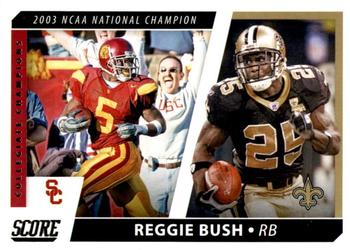 2021 Score - Collegiate Champions #CC8 Reggie Bush Front