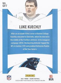2021 Score - Game Face #GF7 Luke Kuechly Back
