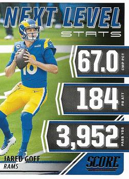 2021 Score - Next Level Stats #NL6 Jared Goff Front