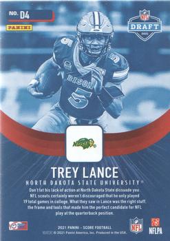 2021 Score - NFL Draft #D4 Trey Lance Back