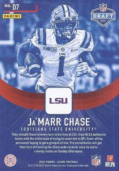 2021 Score - NFL Draft #D7 Ja'Marr Chase Back