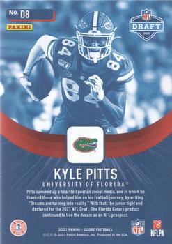 2021 Score - NFL Draft #D8 Kyle Pitts Back
