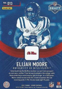 2021 Score - NFL Draft #D13 Elijah Moore Back
