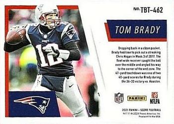 2021 Score - Tom Brady TD Tribute #TBT-462 Tom Brady Back