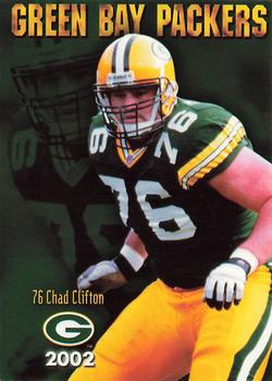 2002 Green Bay Packers Police - Glendale Police Department #4 Chad Clifton Front