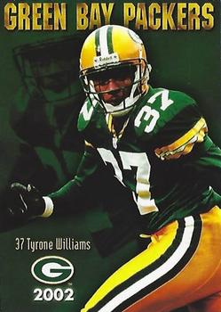 2002 Green Bay Packers Police - Glendale Police Department #8 Tyrone Williams Front