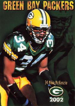 2002 Green Bay Packers Police - Glendale Police Department #10 Mike McKenzie Front