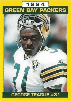 1994 Green Bay Packers Police - Pillsbury / Green Giant, Your Local Law Enforcement Agency #20 George Teague Front