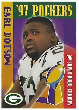 1997 Green Bay Packers Police - City of Jefferson Police Department #12 Earl Dotson Front