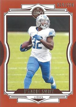 2021 Panini Legacy - Red #61 D'Andre Swift Front