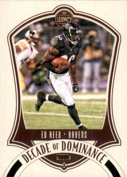 2021 Panini Legacy - Decade of Dominance #DD-17 Ed Reed Front