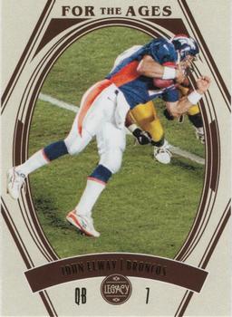2021 Panini Legacy - For the Ages #FTA-12 John Elway Front