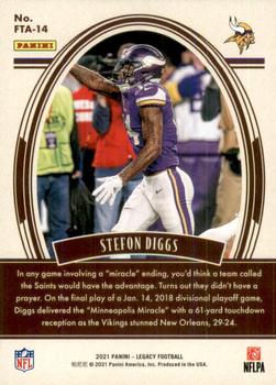 2021 Panini Legacy - For the Ages #FTA-14 Stefon Diggs Back
