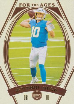 2021 Panini Legacy - For the Ages #FTA-15 Justin Herbert Front