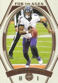 2021 Panini Legacy - For the Ages #FTA-18 Lamar Jackson Front